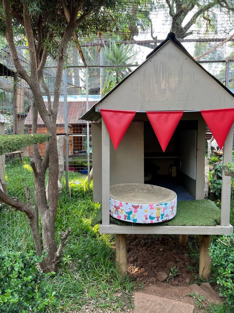 Standard Garden Villa with red bunting